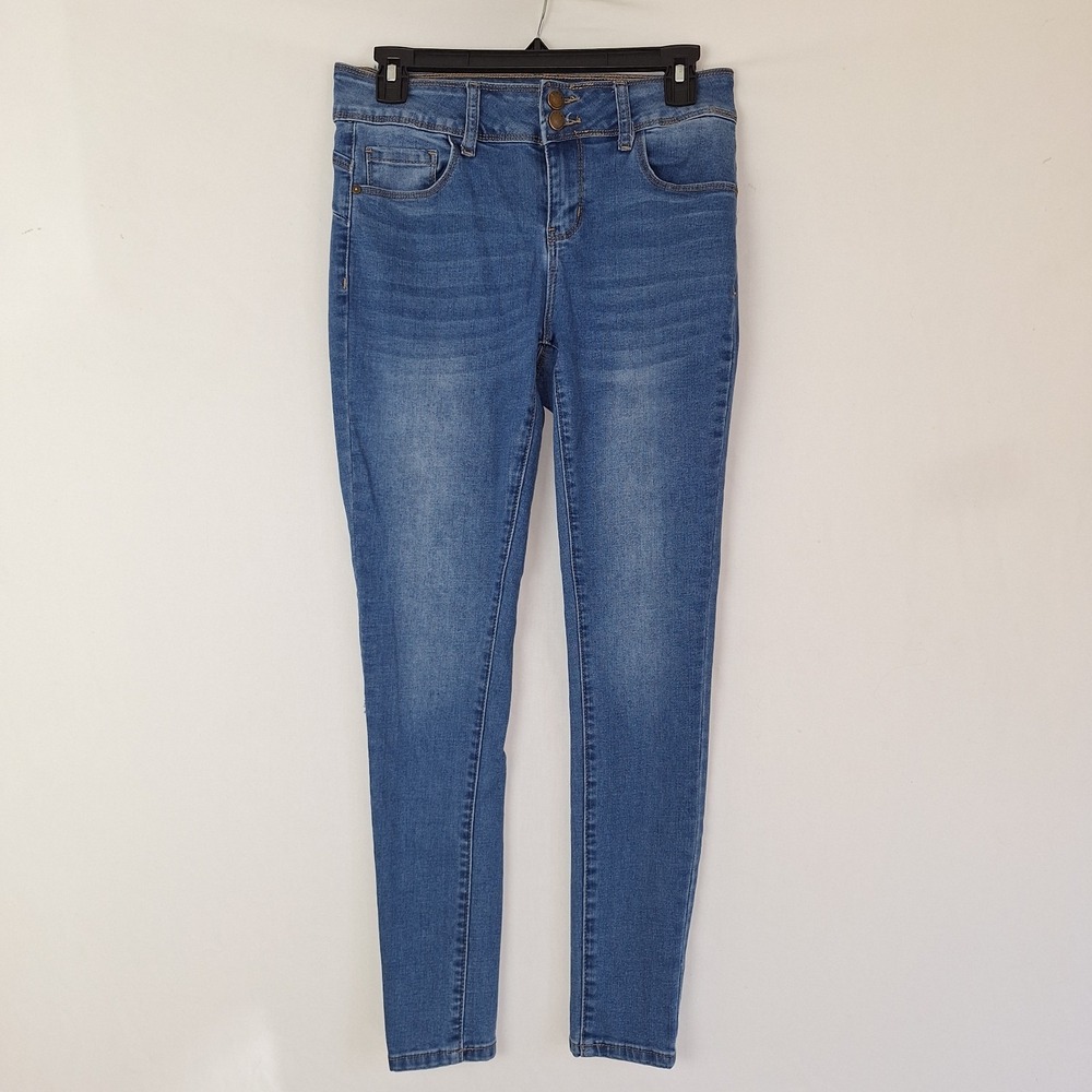 Tala Jeans 4 Womens Regular Size Blue Denim Skinny Leg Stretch Mid Rise Casual